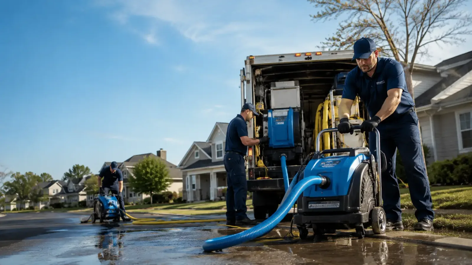 Flood Damage Cleanup in High View, WV